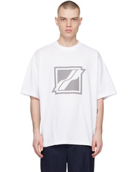 We11done White Printed T Shirt