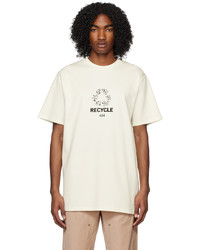 424 White Printed T Shirt