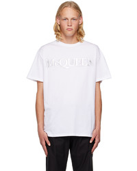 Alexander McQueen White Printed T Shirt