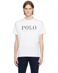 Polo Ralph Lauren White Printed T Shirt