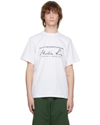 Martine Rose White Printed T Shirt