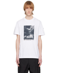 Moncler White Printed T Shirt