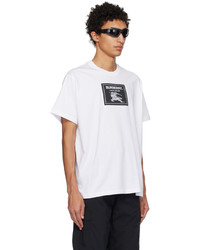Burberry White Prorsum Label T Shirt