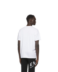 Givenchy White Rare Print Patch T Shirt