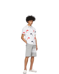 Thom Browne White Rbw All Over Dolphin Icon T Shirt