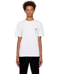 Hugo White Relaxed Fit T Shirt