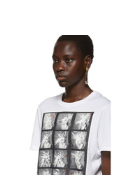 Versace White Richard Avedon Edition Polaroid T Shirt
