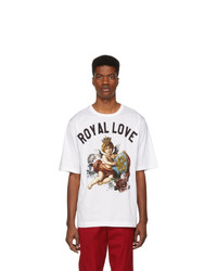 Dolce and Gabbana White Royal Love T Shirt