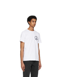 A.P.C. White Rth Edition Peace T Shirt