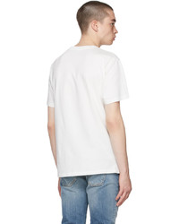 Nudie Jeans White Shake Your Bones Roy T Shirt
