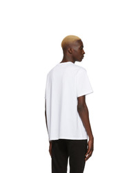 Givenchy White Signature Logo T Shirt