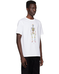 Ps By Paul Smith White Skeleton T Shirt