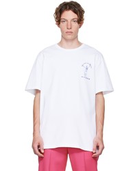 Alexander McQueen White Skeleton T Shirt