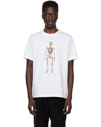 Ps By Paul Smith White Skeleton T Shirt