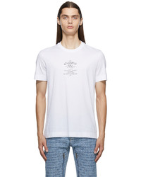 Givenchy White Slim Fit Crest T Shirt