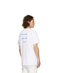 DOUBLE RAINBOUU White Slow Lane Ice T Shirt