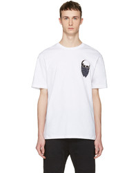 Markus Lupfer White Small Skull Bandana T Shirt