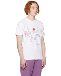 KidSuper White Soccer Dance T Shirt