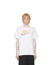 Nike White Sportswear Medal Swoosh T Shirt