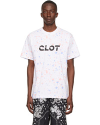 Clot White Spray Dye Logo T Shirt