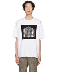 Acne Studios White Square Disco T Shirt