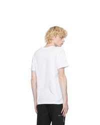 Raf Simons White Studenten T Shirt