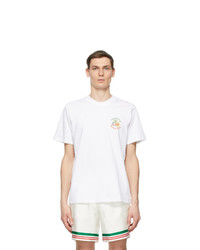 Casablanca White Tennis Club Island T Shirt