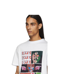 Stella McCartney White The Beatles Edition Oversized Printed T Shirt