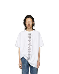 Vetements White Translated T Shirt