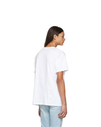 Givenchy White Tufting Logo T Shirt