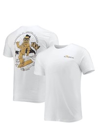 FLOGROWN White Ucf Knights Knightro Surfer T Shirt