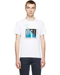 Kenzo White Ufo Print T Shirt