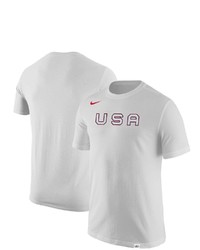 Nike White Usa Hockey T Shirt