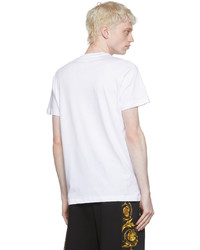 VERSACE JEANS COUTURE White V Emblem T Shirt