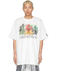 Doublet White Vegetable Printed T Shirt