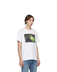 Rag and Bone White Vintage Car T Shirt