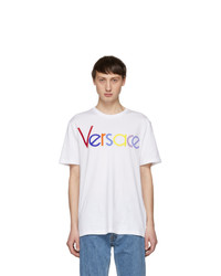 Versace White Vintage Logo T Shirt