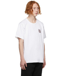 Helmut Lang White Warp T Shirt