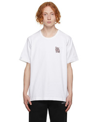 Helmut Lang White Warp T Shirt