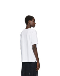 See by Chloe White Wave Logo T Shirt