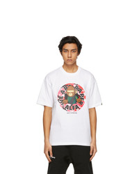 AAPE BY A BATHING APE White We Are Aaper Alfa T Shirt