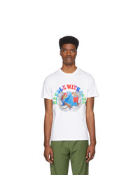 Stella McCartney White We Are The Weather Handle With Care T Shirt