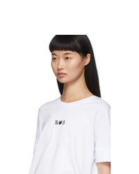 Stella McCartney White We Are The Weather Sos T Shirt