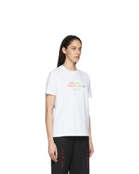 Stella McCartney White We Are The Weather T Shirt