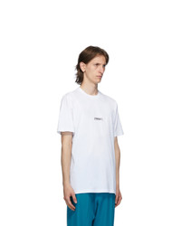 Vetements White Written Logo T Shirt