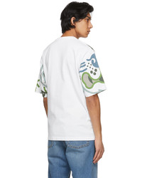 Kenzo White Wwf Edition K Tiger Loose T Shirt