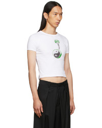 Ashley Williams White Yin Yang T Shirt