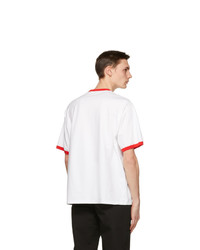 Undercover White Zerstoren Print T Shirt