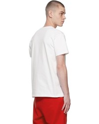 Alexander McQueen White Zip Logo T Shirt