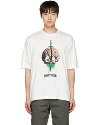 Undercoverism Whtie Graphic Print T Shirt